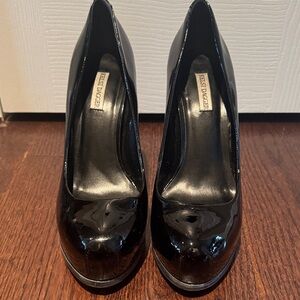 Kelsi Dagger Black Patent Heels